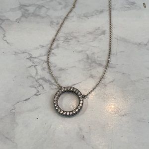 Pandora Sterling silver circle necklace